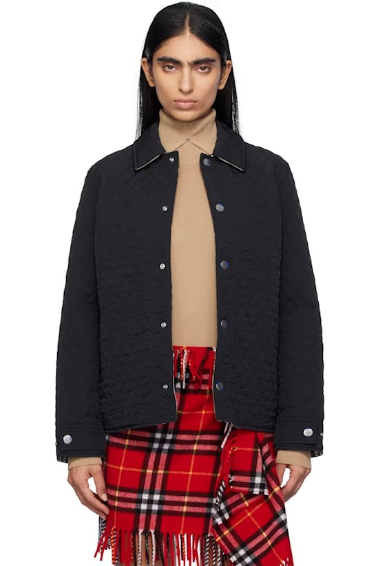 Black 尼龙夹克 可翻转