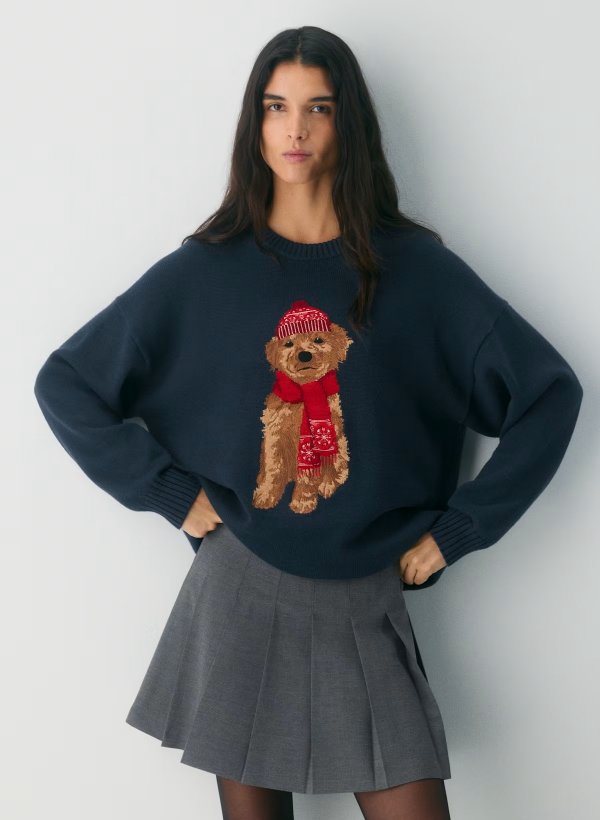 Cotton Charm Fern 休闲毛衣