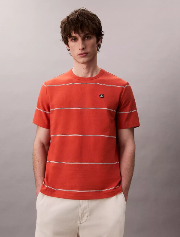  条纹休闲T恤
