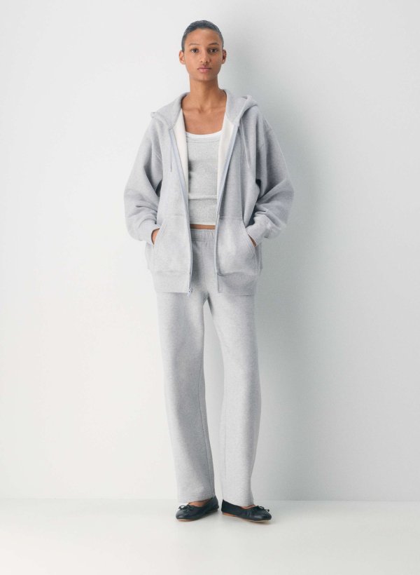 Cozy Sweatfleece 女款拉链连帽衫