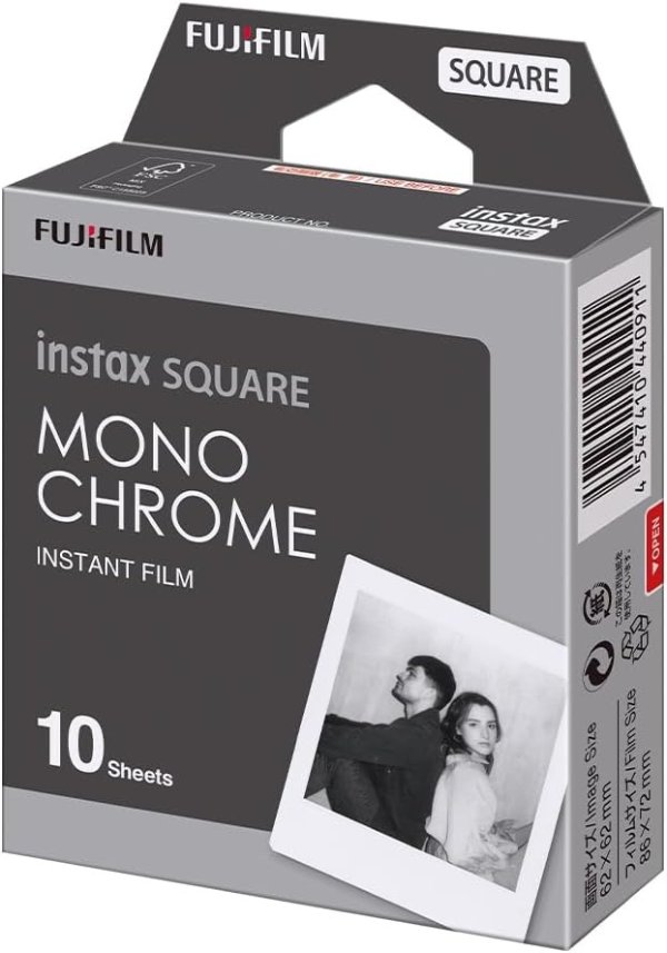 Fujifilm Instax Square 黑白胶片 10张
