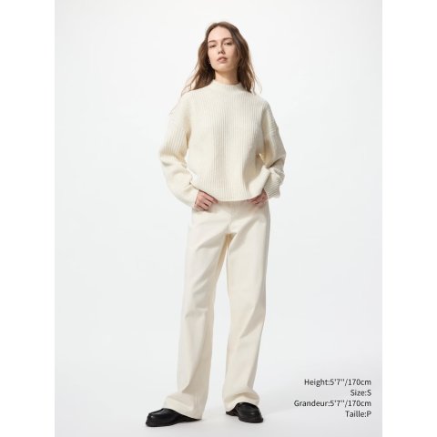 SOUFFLE YARN 女士高领毛衣