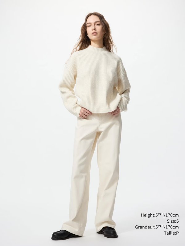 SOUFFLE YARN 女士高领毛衣