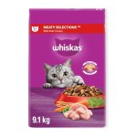 WHISKAS 真鸡肉成年猫干猫粮 外脆里嫩 满满肉香