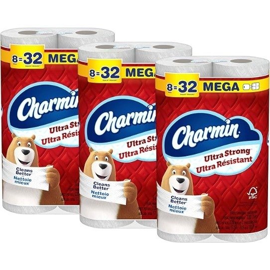 Charmin 双层卫生纸24卷=108卷 超大卷 柔软不易破