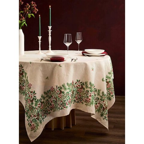 Christmas Collection 红莓松果桌布