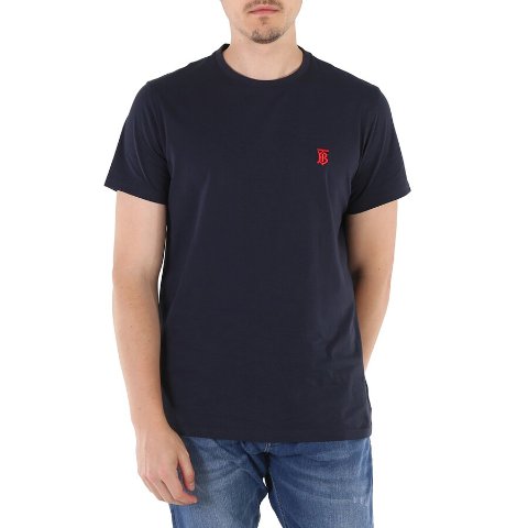 Burberry 海军蓝标志T恤