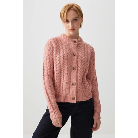 Chunky 粗针织开衫