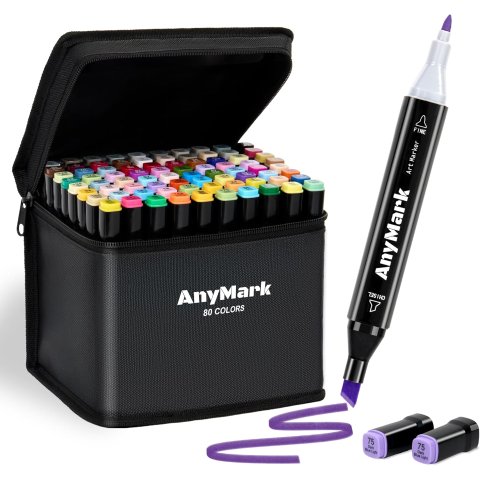 史低! AnyMark 双头马克笔 80色
