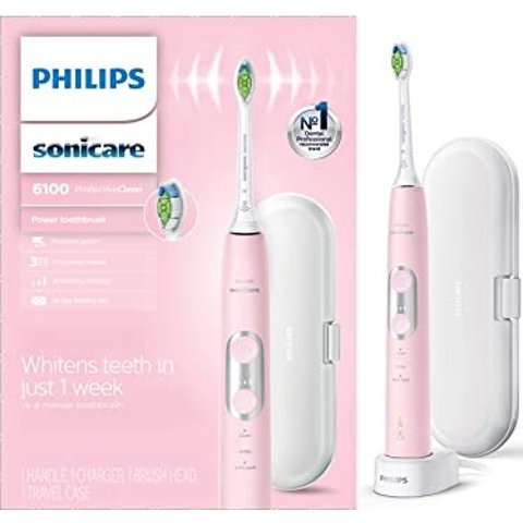 飞利浦牙刷6100  女神粉