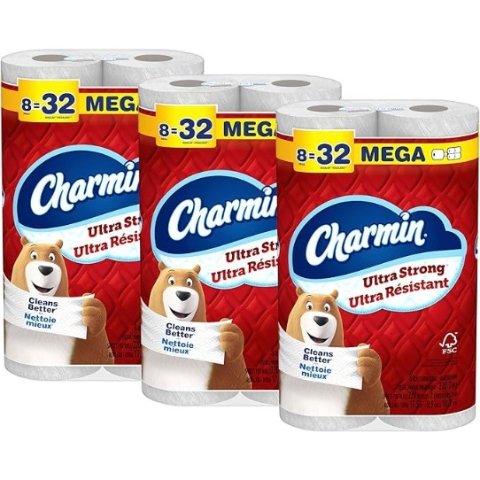 Charmin 双层卫生纸24卷=108卷 超大卷 柔软不易破