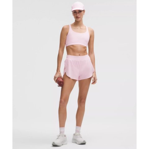 Fast and Free 高腰分叉短裤 3英寸