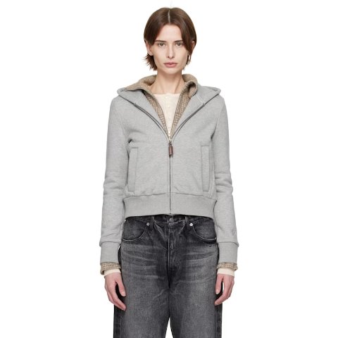 Gray 连帽卫衣 加绒 L码