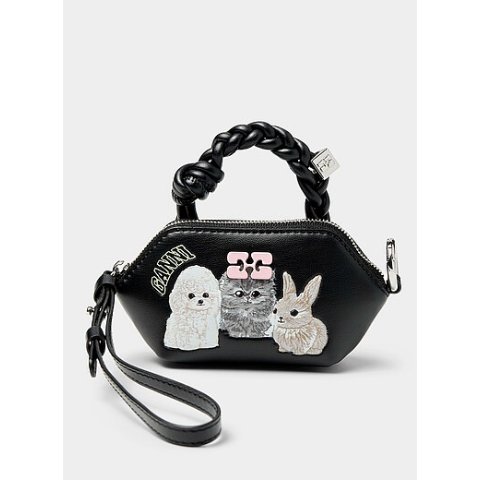 Animal logo 迷你包挂饰