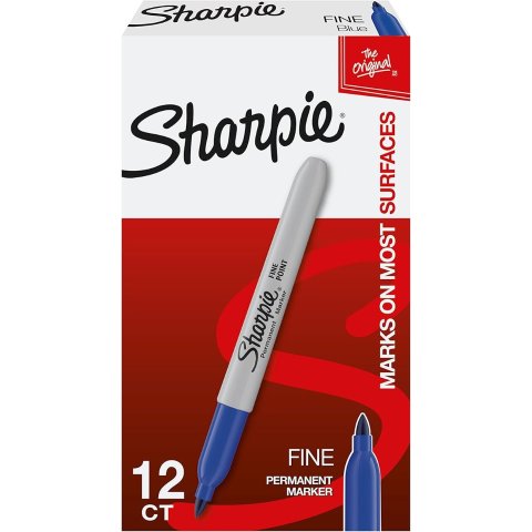 SHARPIE 细头 蓝色记号笔