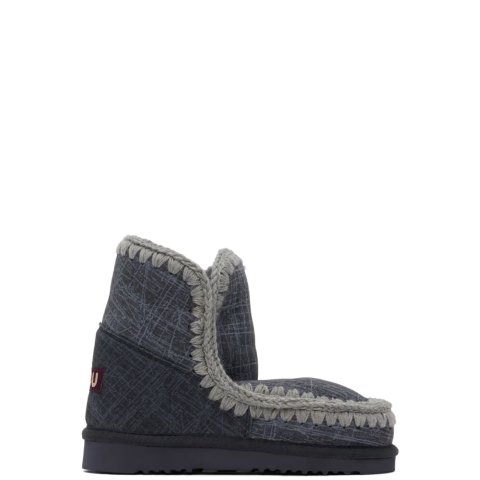 Blue Shearling 18靴子 蓝色