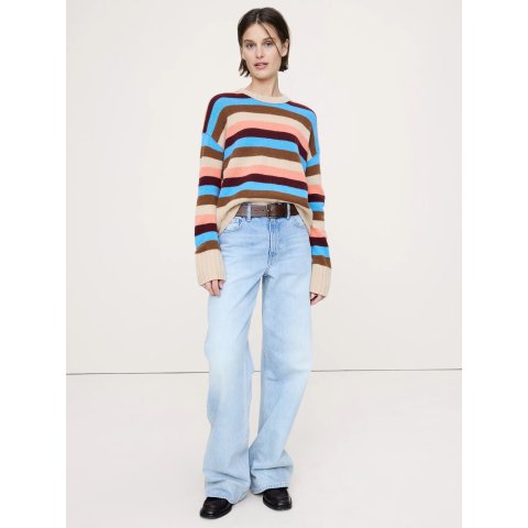 羊绒圆领针织衫 中厚款