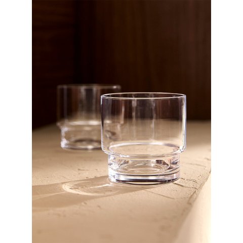 Stackable 玻璃杯 2只装
