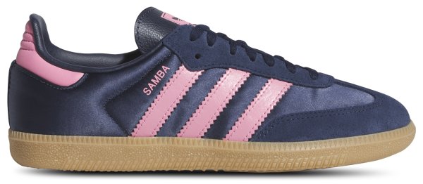  Samba 大童缎面蓝粉