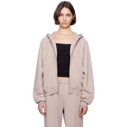 French Terry 休闲连帽卫衣 拉链款