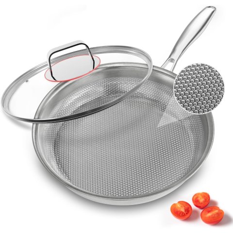 Abijan不锈钢煎锅厨房必备神器