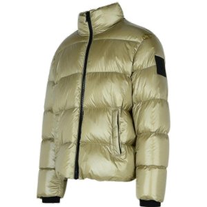  标志拉链羽绒服