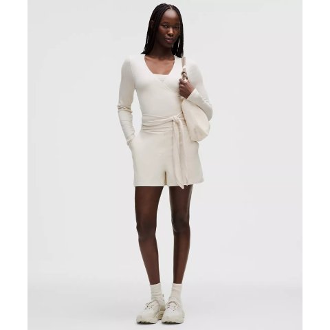 Wrap-Waist 长袖衬衫