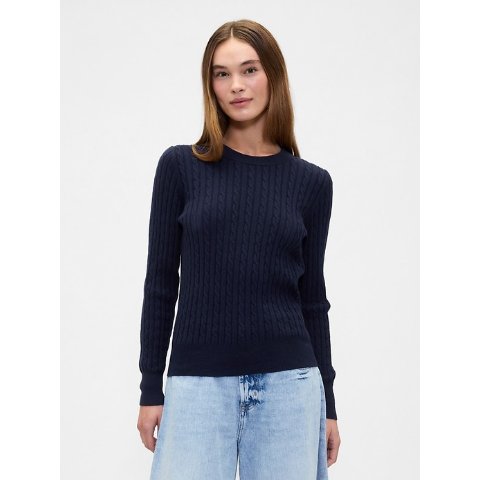 CashSoft 经典针织圆领毛衣