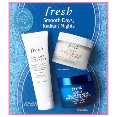 50ml大豆洁面乳/莲花青春赋活保湿霜/莲花青春赋活梦幻霜