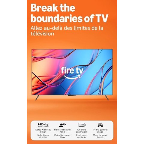 Amazon Fire TV Omni Mini-LED 75英寸 QLED 4K