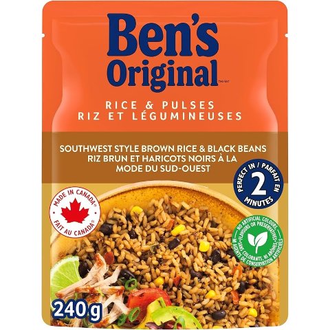 BEN S ORIGINAL 西南风味黑豆糙米饭 240g