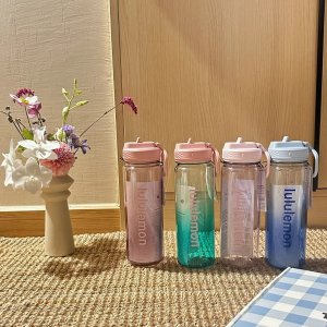 lululemon特价水杯 吸管杯$19保温杯$29
