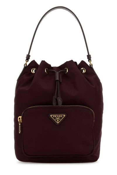 Prada Re-Nylon 三角标束口包