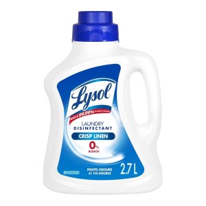 lysol上次这么低还是去年10月！衣物消毒液 2.7 L Crisp Linen味道