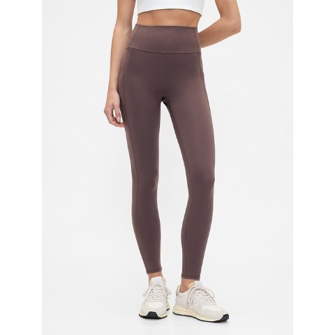 GapFit Sky High 黑色口袋紧身裤