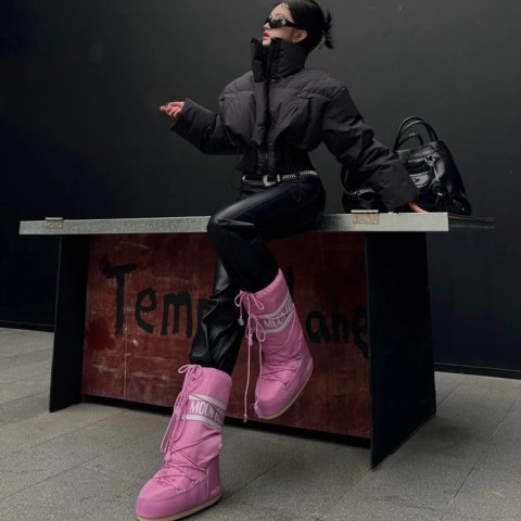 Moon Boot Icon Junior Lace-Up Boots 月球靴$209.81 超值好货| 北美省