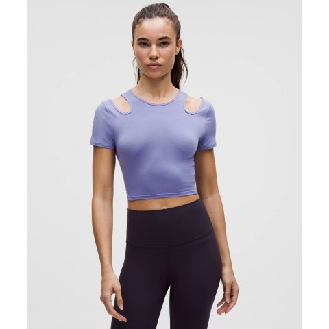 Shoulder Cut-Out 瑜伽T恤