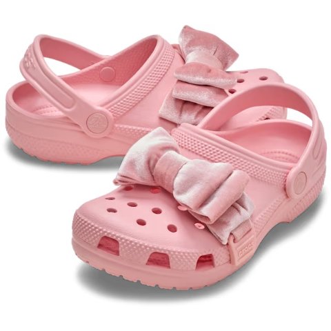 Crocs儿童款Crocs 儿童蝴蝶结洞洞鞋