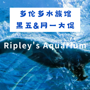 网一：Ripley's Aquarium 多伦多水族馆 网一大促