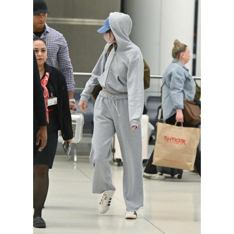 Cotton 直筒抓绒裤