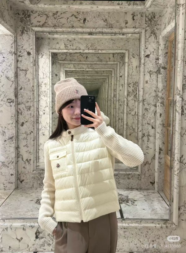 羽绒羊毛羊绒混纺夹克