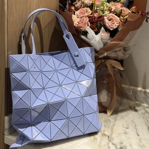 Blue Lucent W 彩色托特包