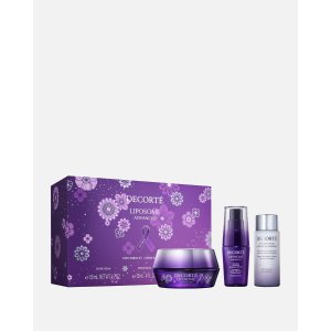 decorte值$209.6=4.4折！顶级修护 促进肌底更新奢华修护霜3件套 修护精华12ml+面霜50g+青春精华30ml