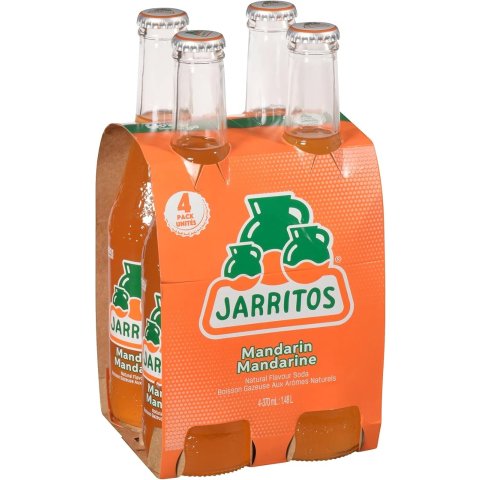 Jarritos 橘子味汽水 370ml*4瓶