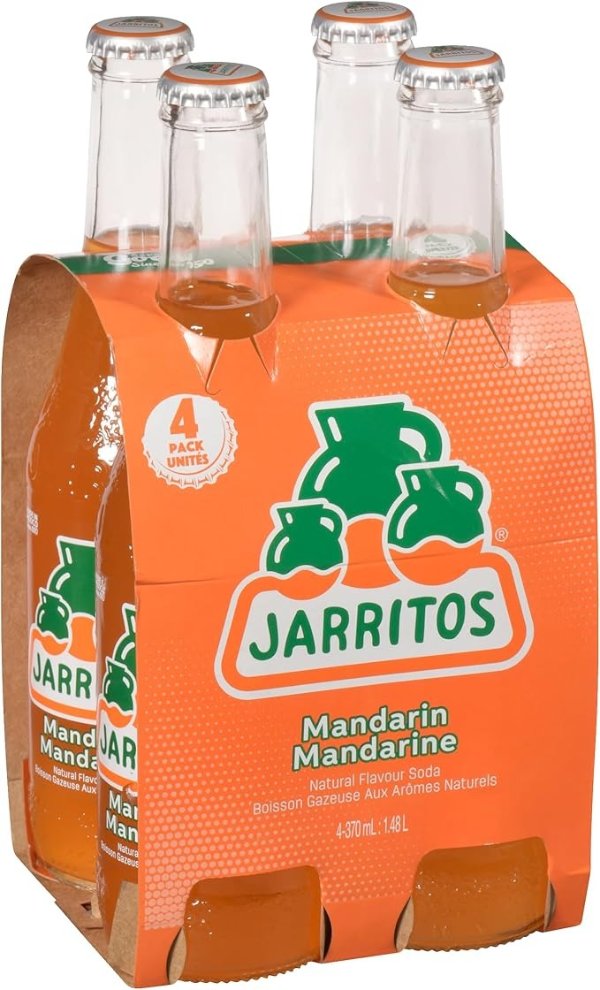 Jarritos 橘子味汽水 370ml*4瓶