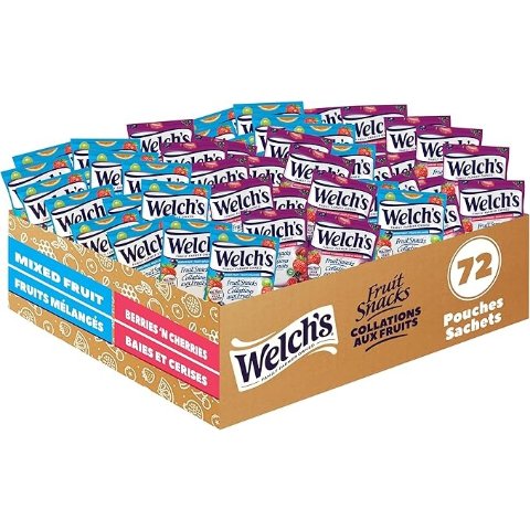 Welch’s 水果软糖 混合口味 22克x72包