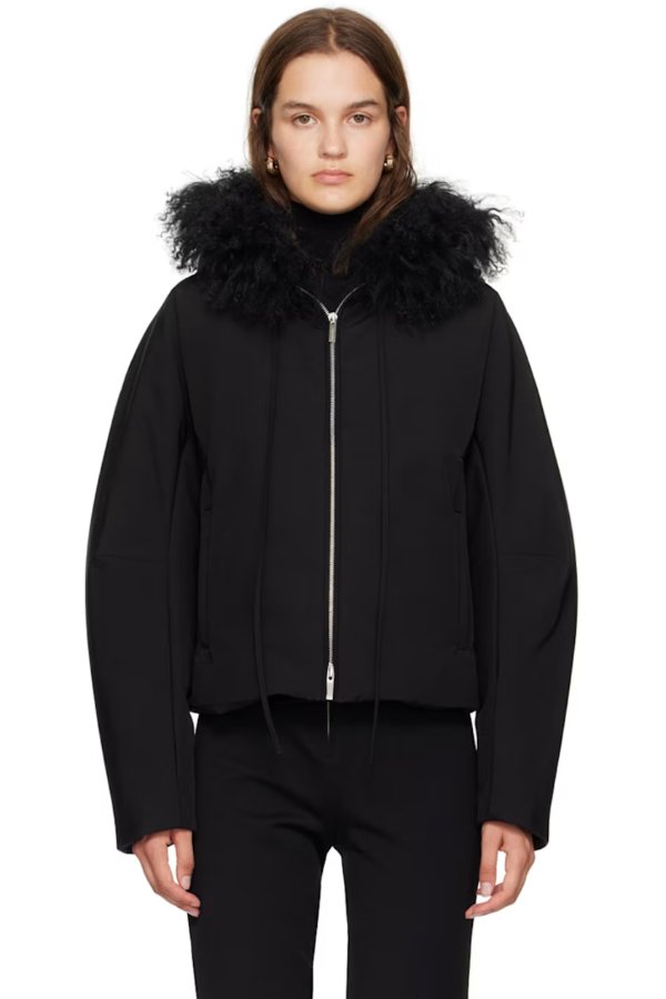 Black 拉链夹克 男款