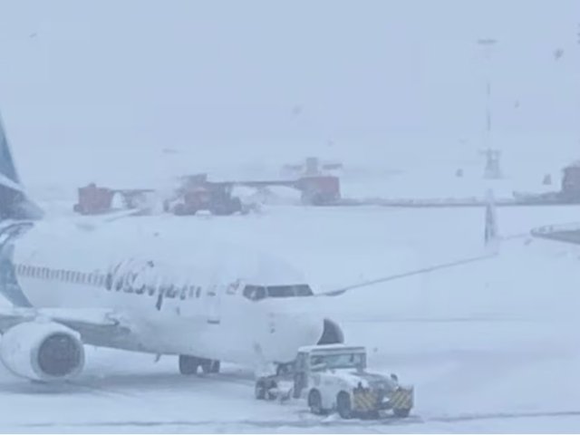 卡尔加里突降大雪！航班大面积延误、...