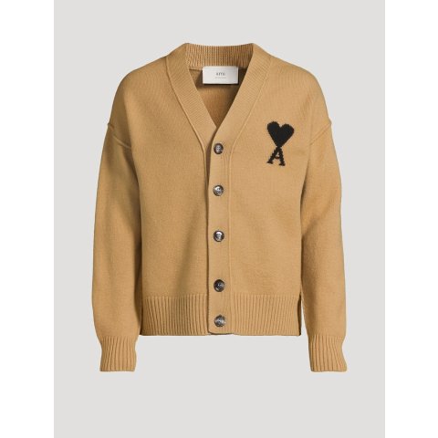 Felted 美利奴羊毛针织开衫