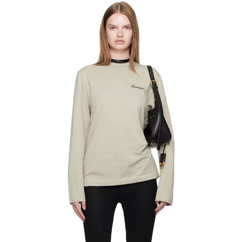 Classic 长袖T恤 驼色